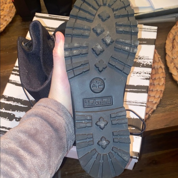 Timberland Black Youth 5.5/ Ladies Boots - Picture 4 of 4